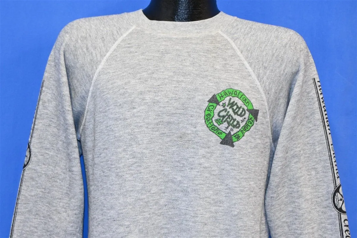 80s Hawaiian Island Creations Wild Child Surf Sweatshirt Small