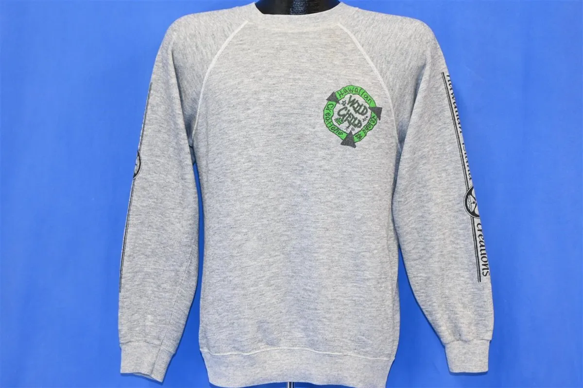 80s Hawaiian Island Creations Wild Child Surf Sweatshirt Small