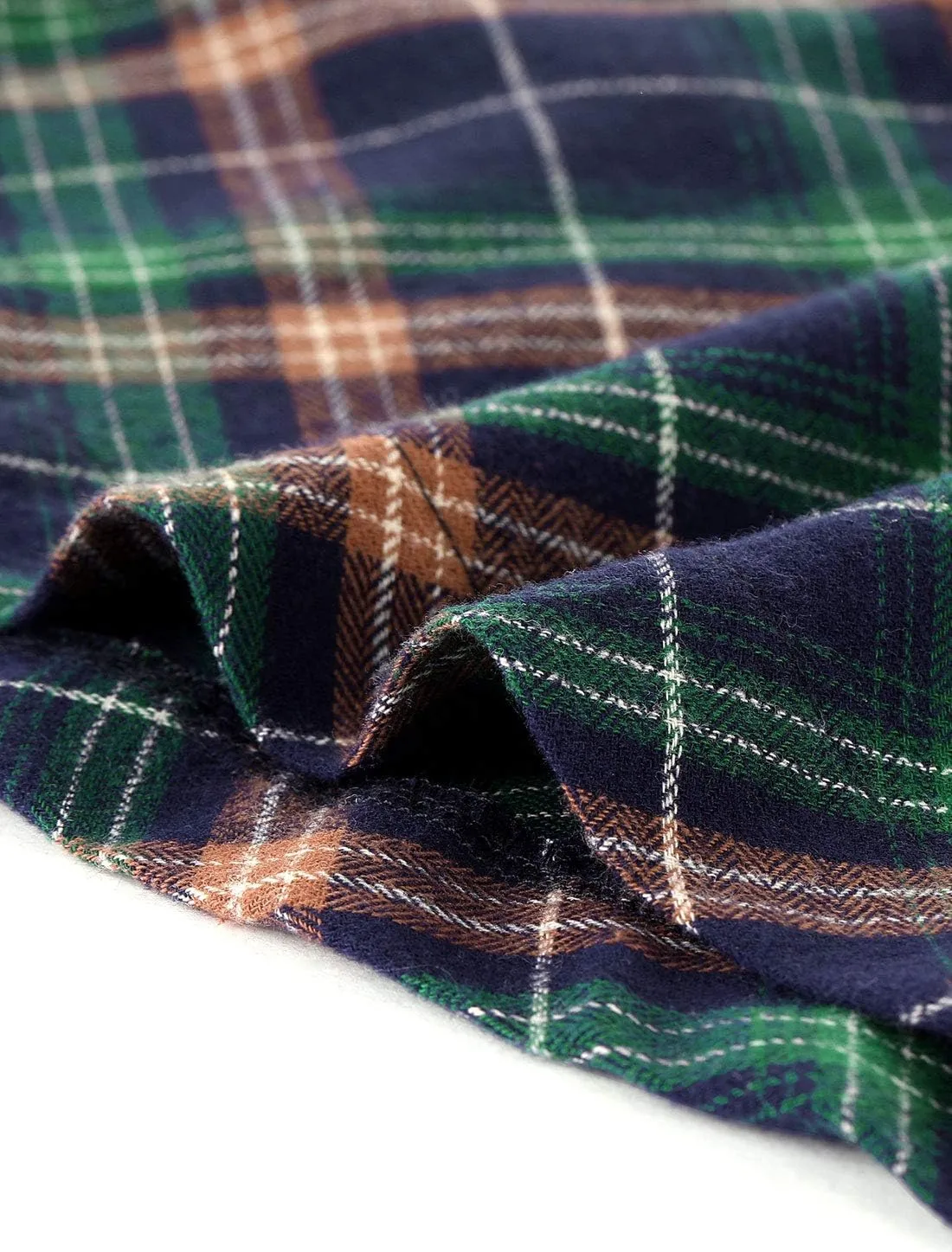 Allegra K Women's Tartan Plaid High Waist Belted Vintage A-Line Midi Skirt