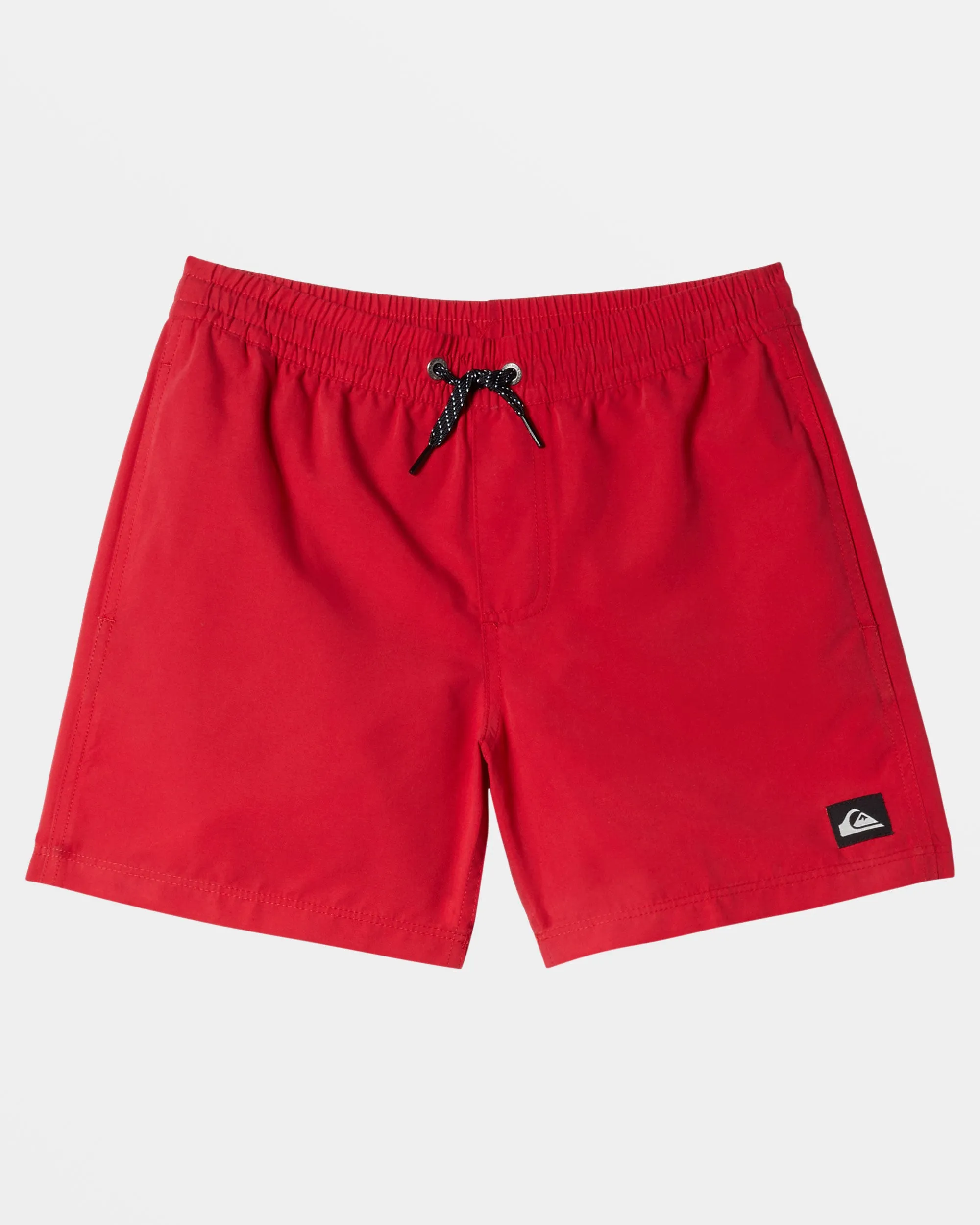 Boys 8-16 Everyday Solid 14" Swim Trunks - High Risk Red
