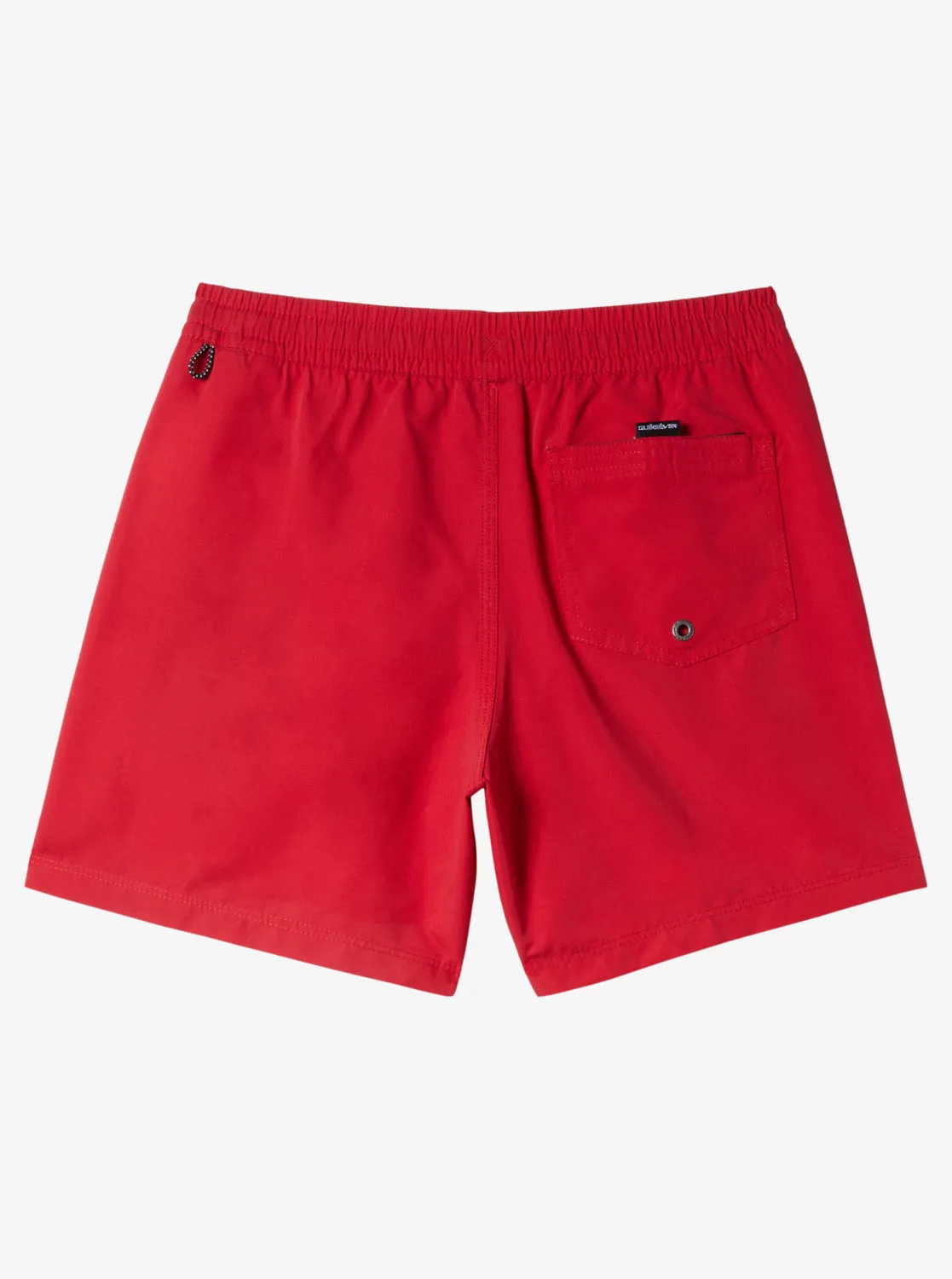Boys 8-16 Everyday Solid 14" Swim Trunks - High Risk Red