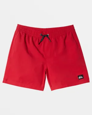 Boys 8-16 Everyday Solid 14" Swim Trunks - High Risk Red