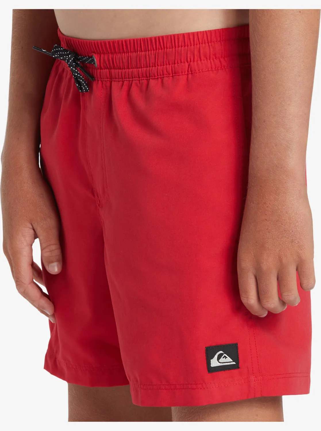 Boys 8-16 Everyday Solid 14" Swim Trunks - High Risk Red