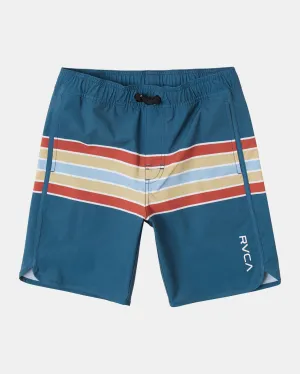 Boys Eastern Elastic Waist 16" Boardshorts - Duck Blue