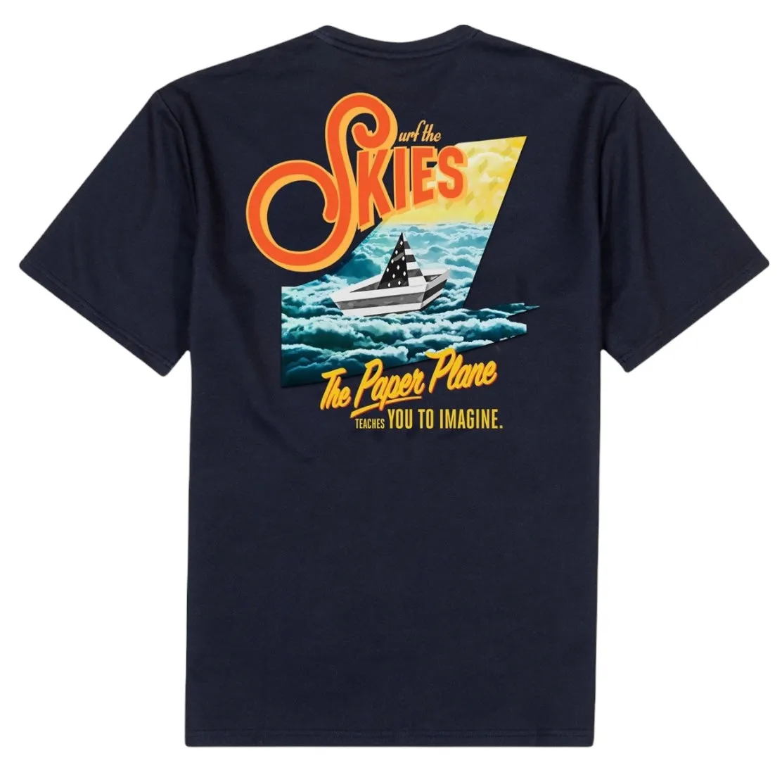 Cloud Surf French Terry T-Shirt - Sapphire