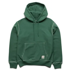 CONTRAST STITCH LABEL HOOD