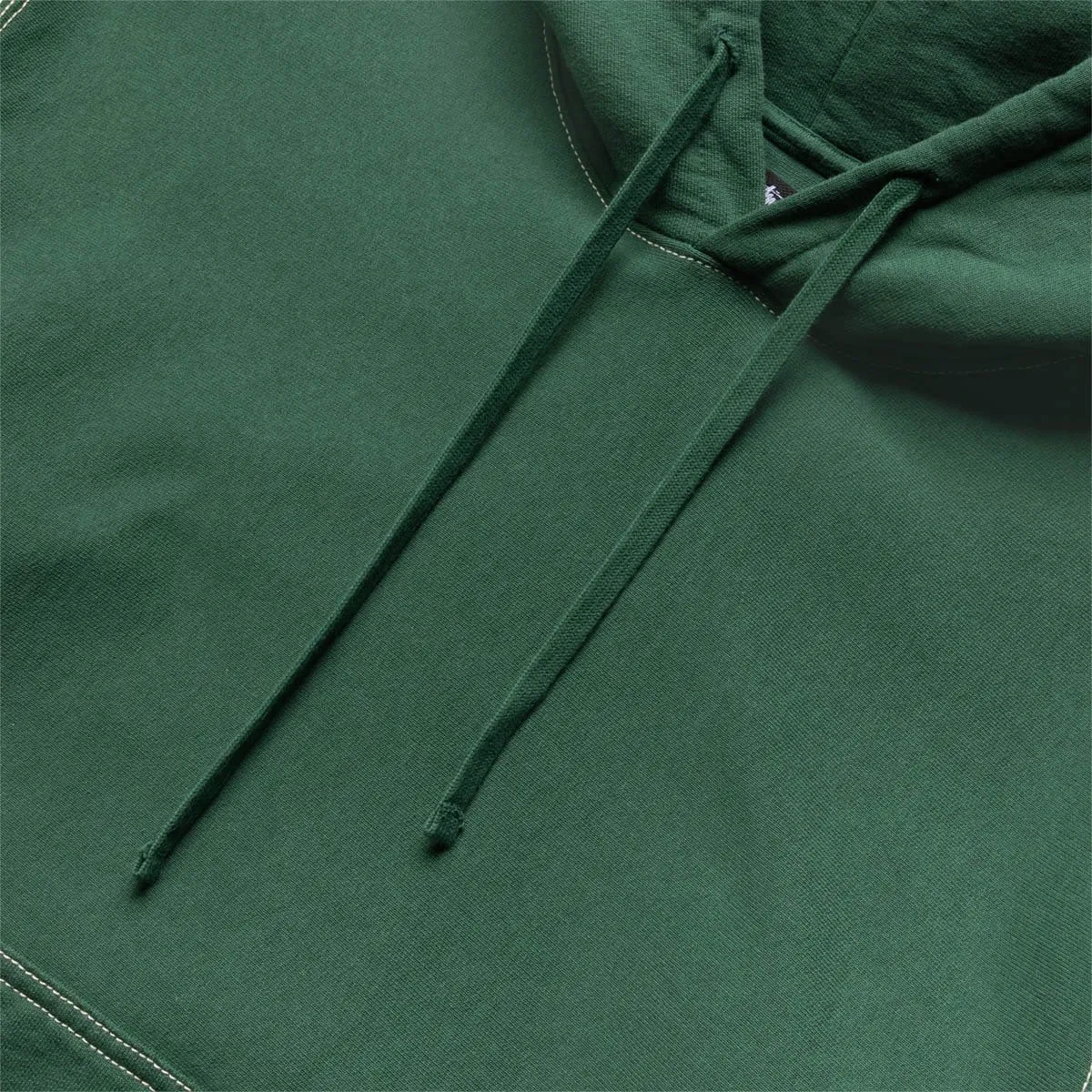 CONTRAST STITCH LABEL HOOD
