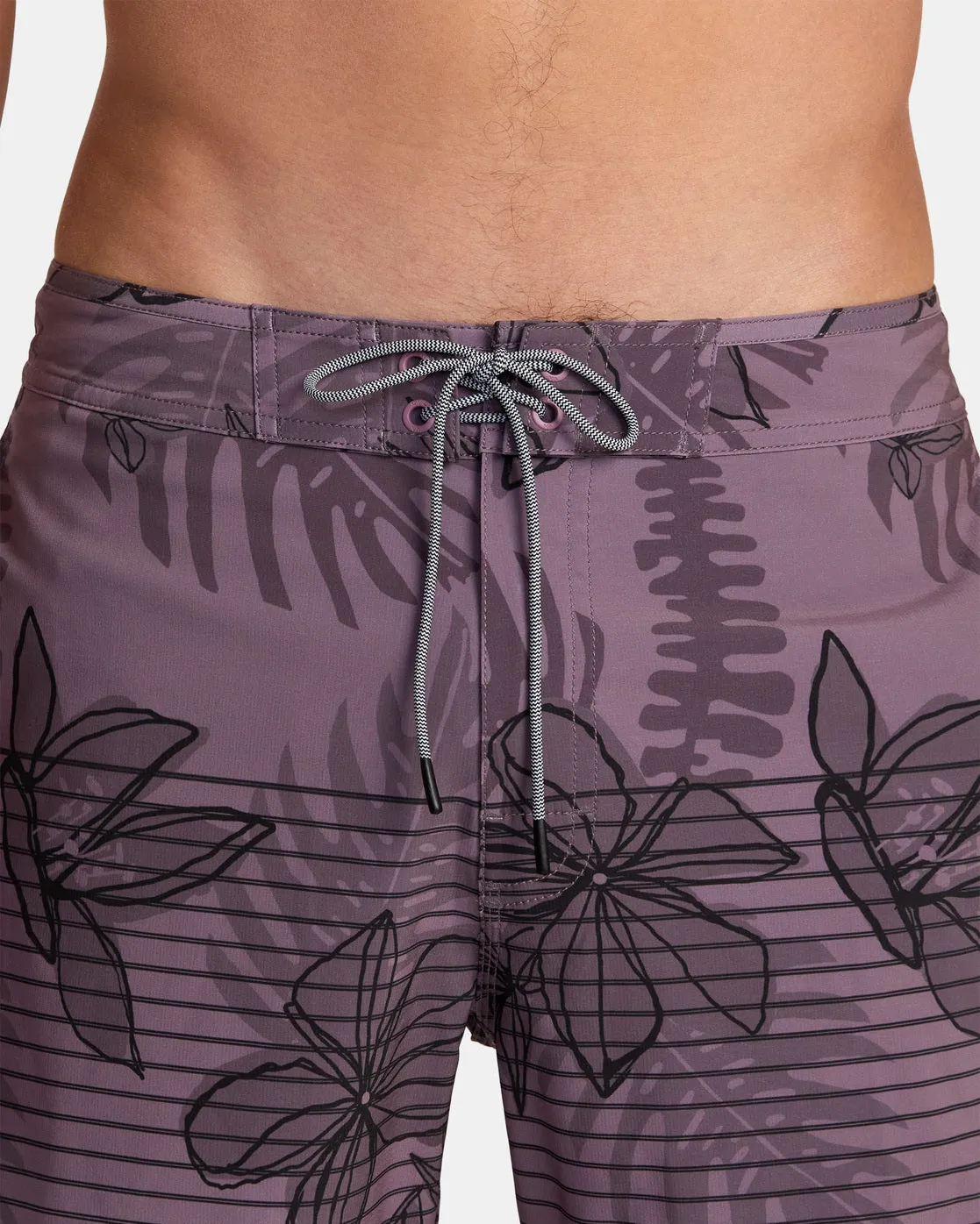 Curren 18" Boardshorts - Lavender Floral