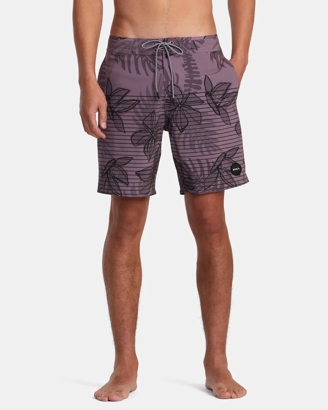 Curren 18" Boardshorts - Lavender Floral