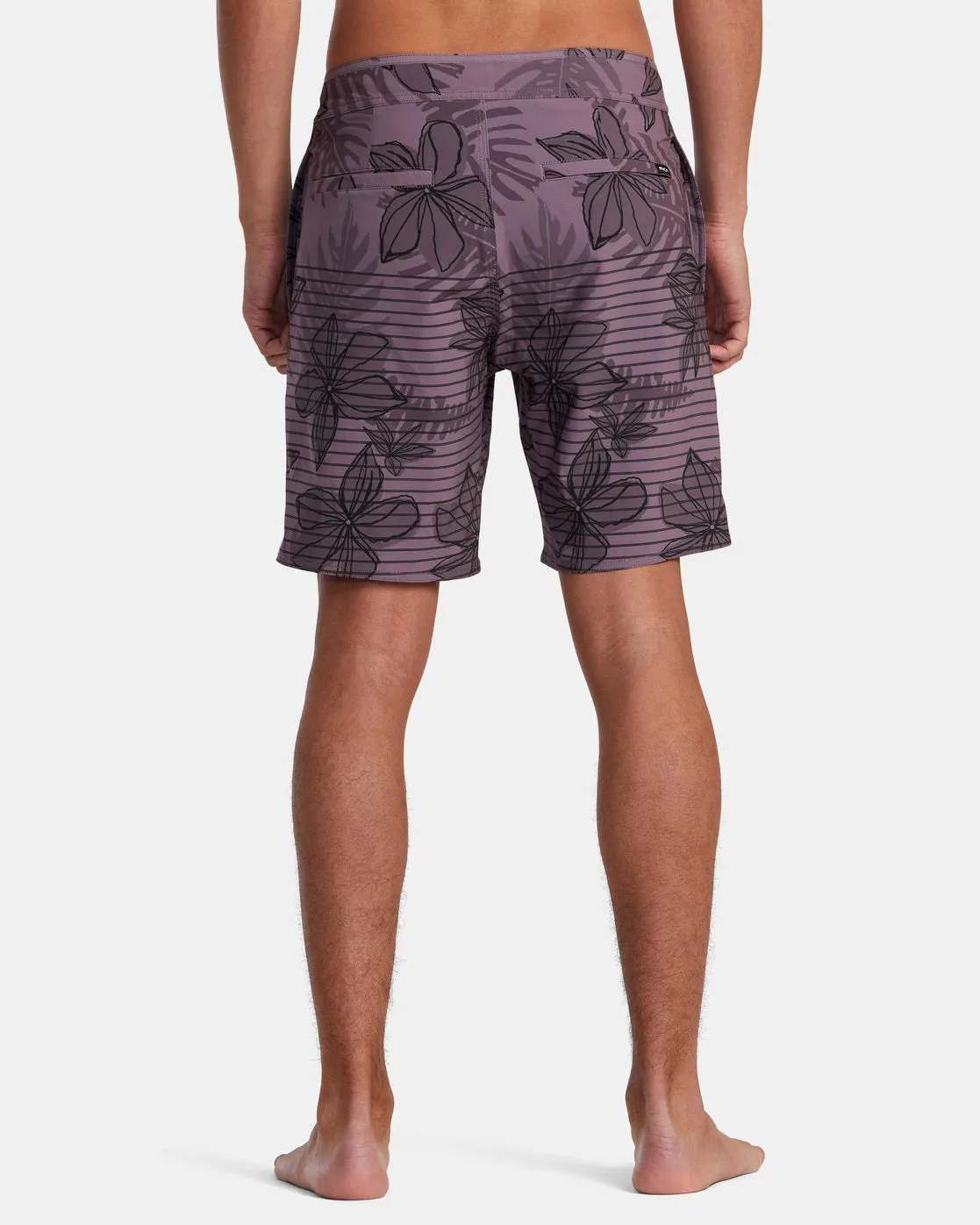 Curren 18" Boardshorts - Lavender Floral