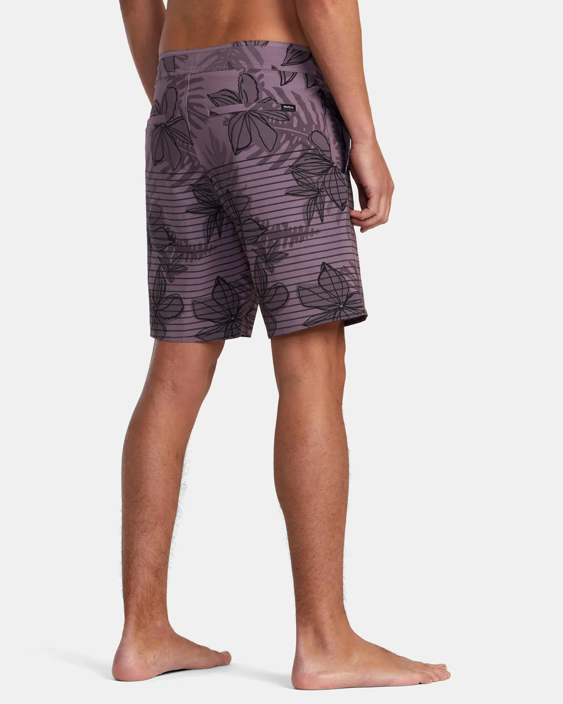 Curren 18" Boardshorts - Lavender Floral