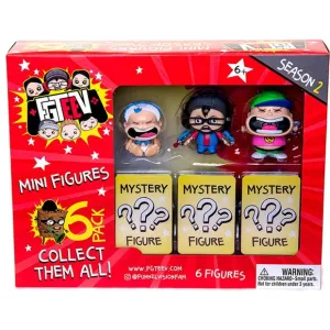 FGTeev 6cm Minifigure 6 Pack Assorted Styles