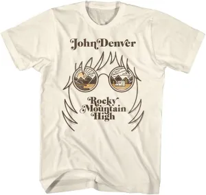 John Denver Rocky Mountain High Landscape Mens Short Sleeve T Shirt