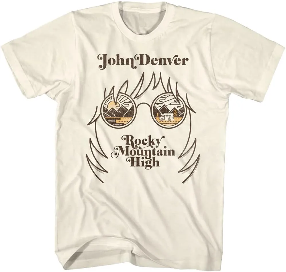 John Denver Rocky Mountain High Landscape Mens Short Sleeve T Shirt