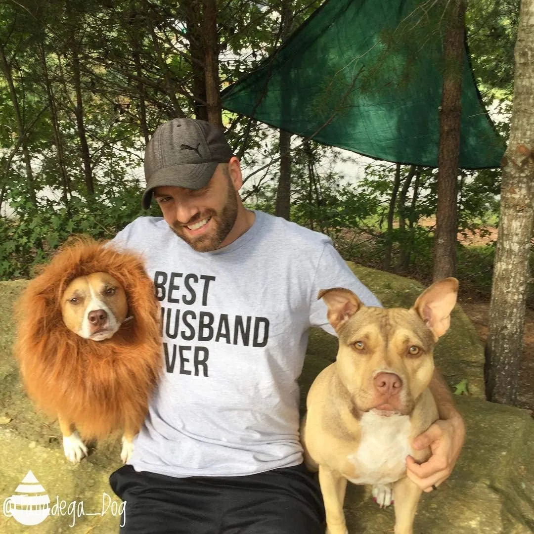 Mens Best Husband Ever T Shirt Funny Saying Novelty Tee Gift for Dad Cool Humor