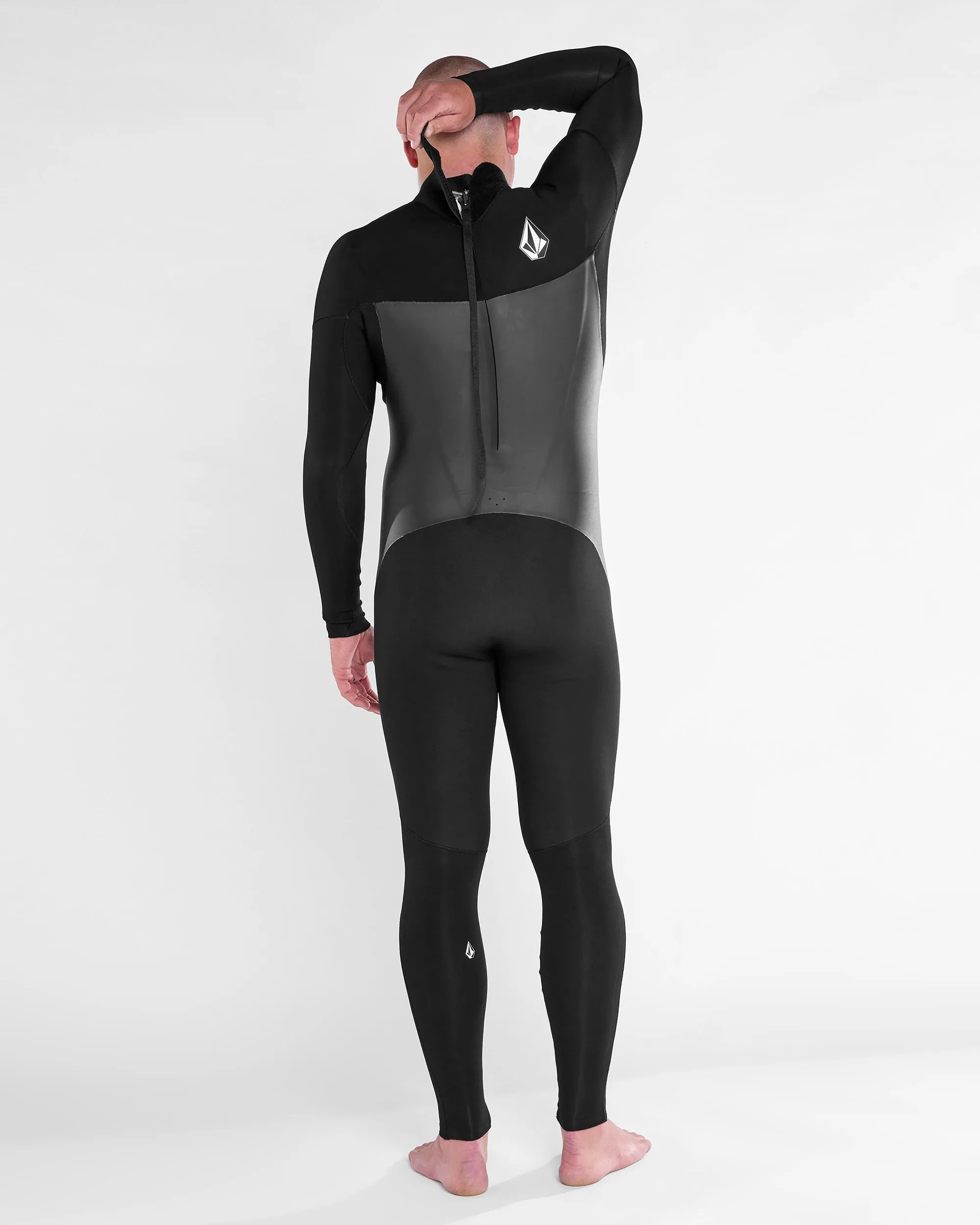 Mens Modulator 4/3mm Long Sleeve Back Zip Fullsuit - Black
