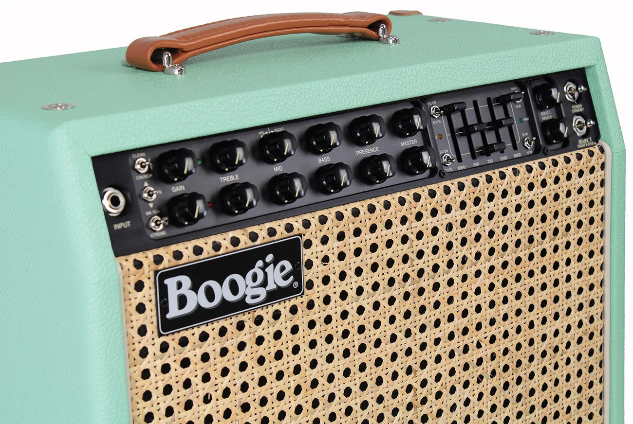 Mesa Boogie Mark Five 35 1x12 Combo, Surf Green, Wicker Grille