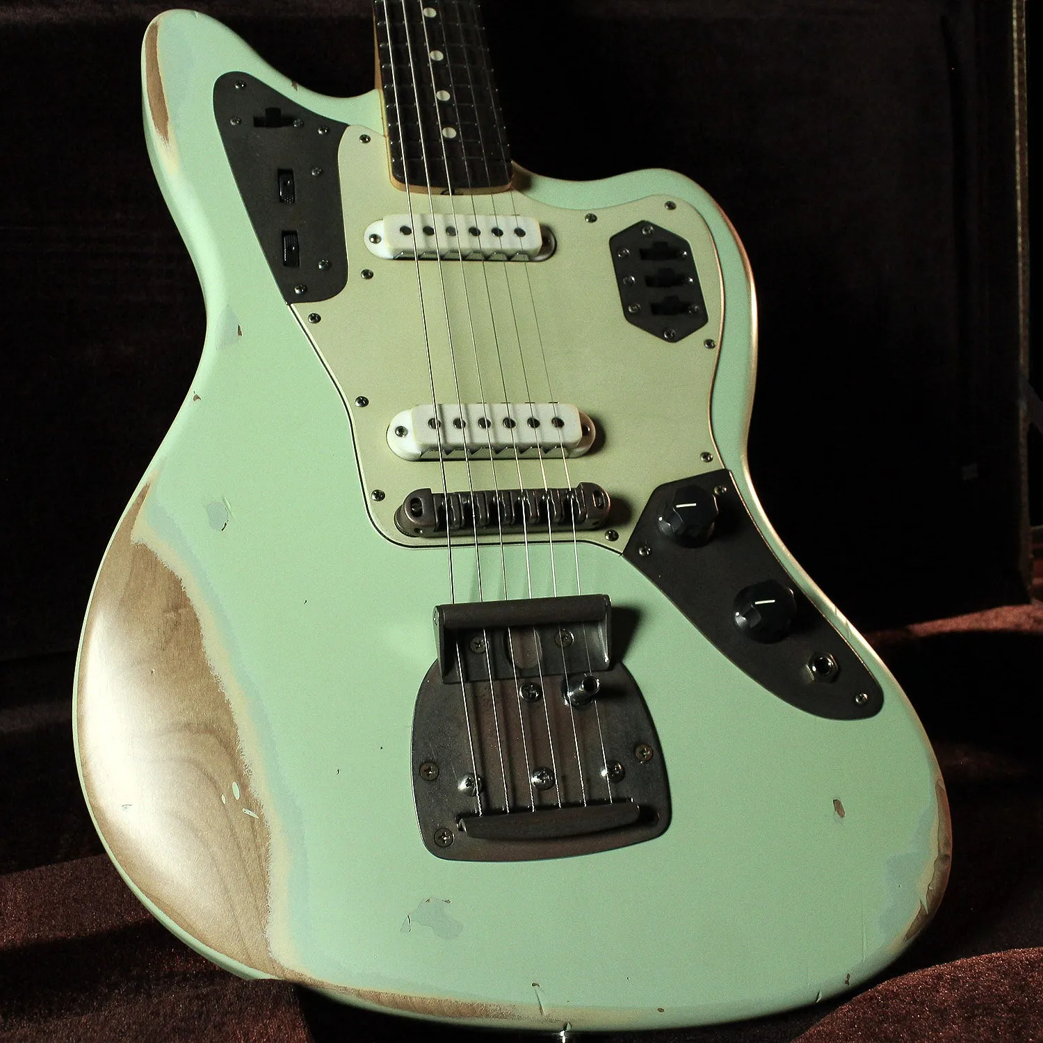 Nash Guitars JG63 Jaguar, Surf Green