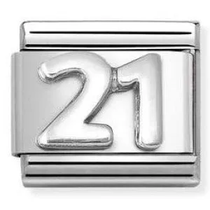 Nomination Classic Link with Number '21'