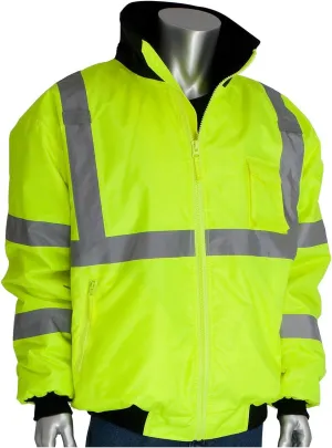 PIP 333-1762-LY/M ANSI Class 3 Value 2-in-1 Bomber Jacket