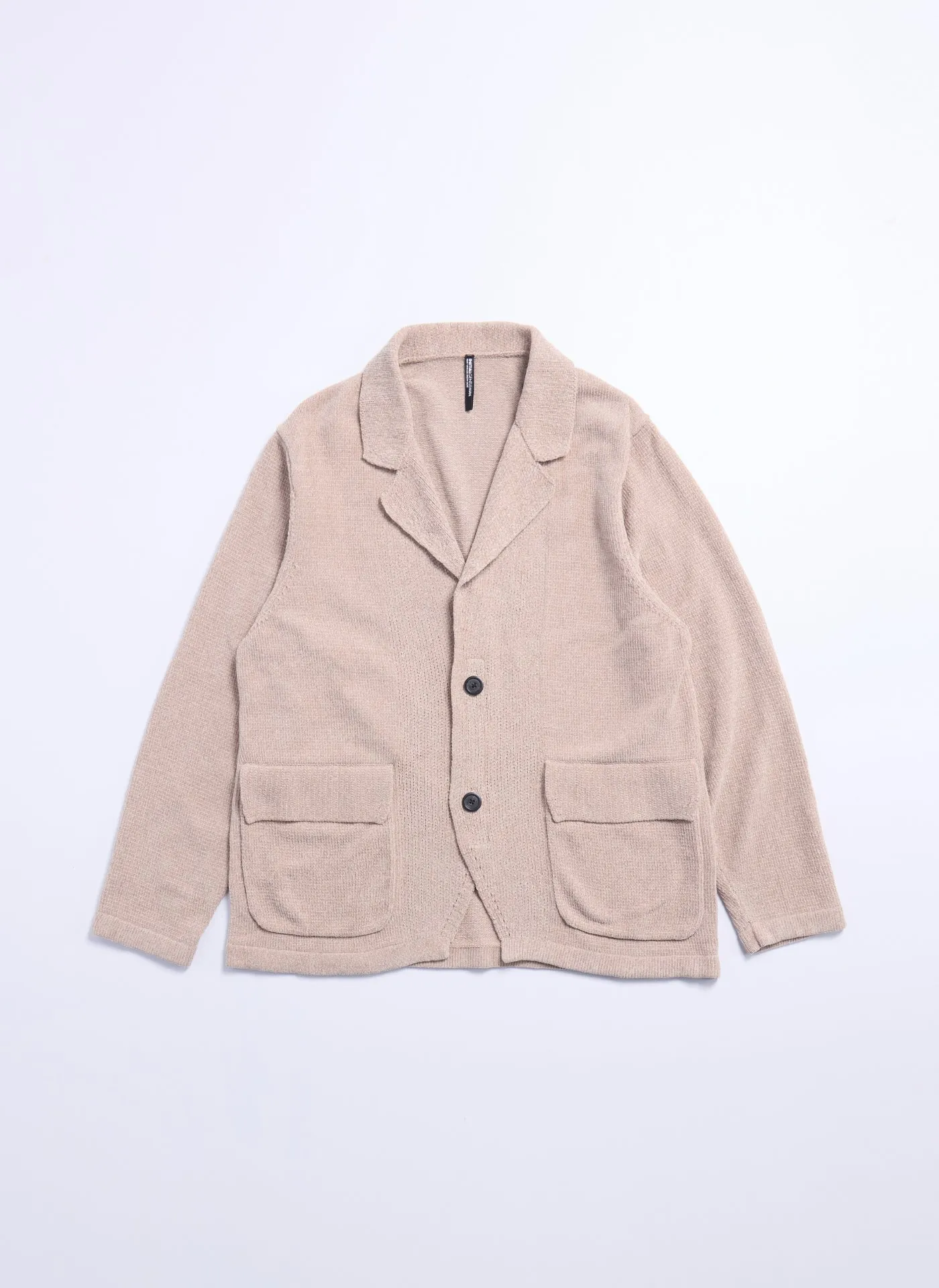 Polyester Velvet Knitted Blazer
