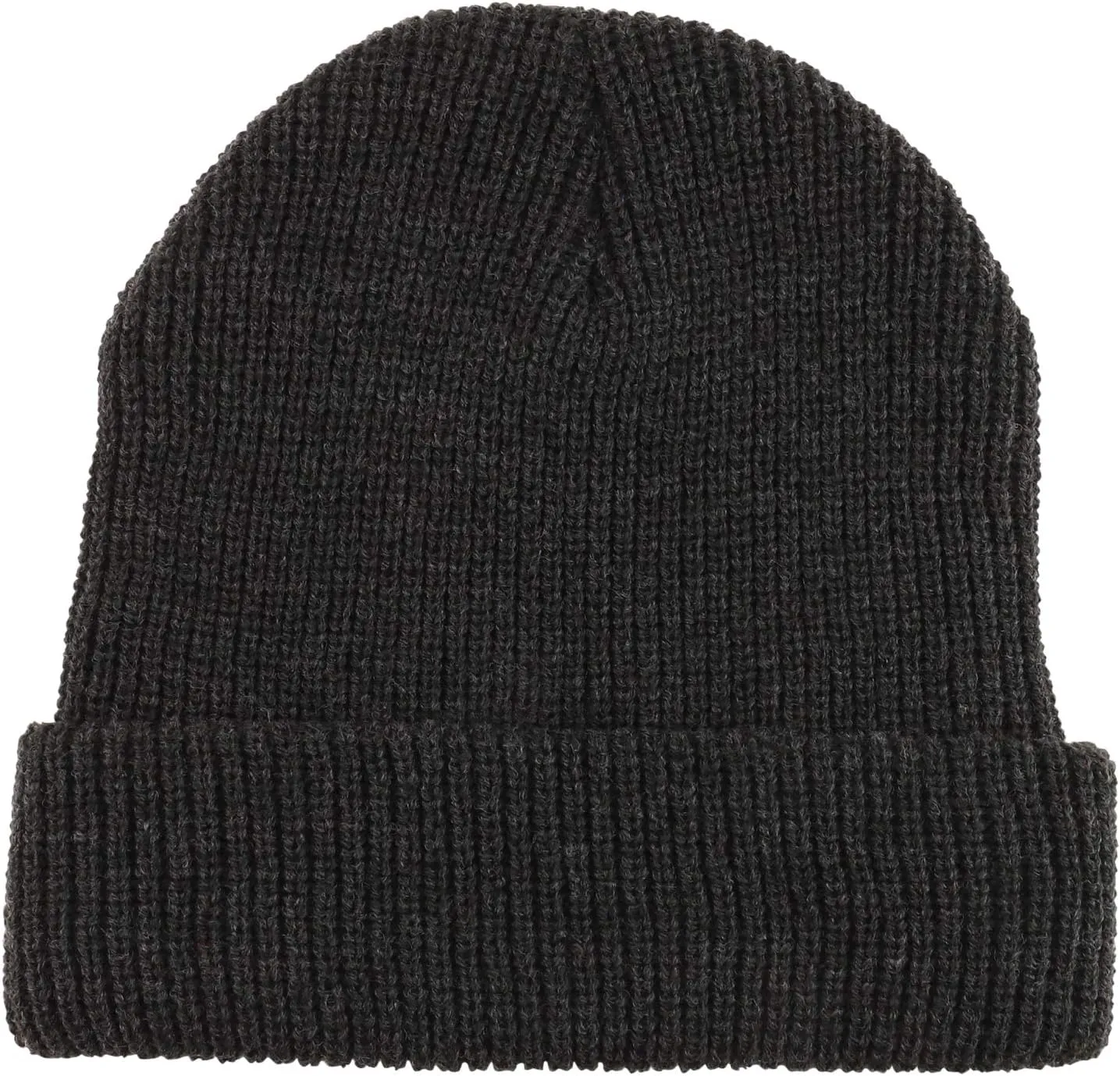 Trendy Apparel Shop Oversized Big Size Plain Ribbed Knit Cuff Long Beanie Hat