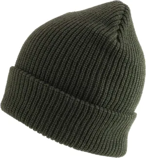 Trendy Apparel Shop Oversized Big Size Plain Ribbed Knit Cuff Long Beanie Hat
