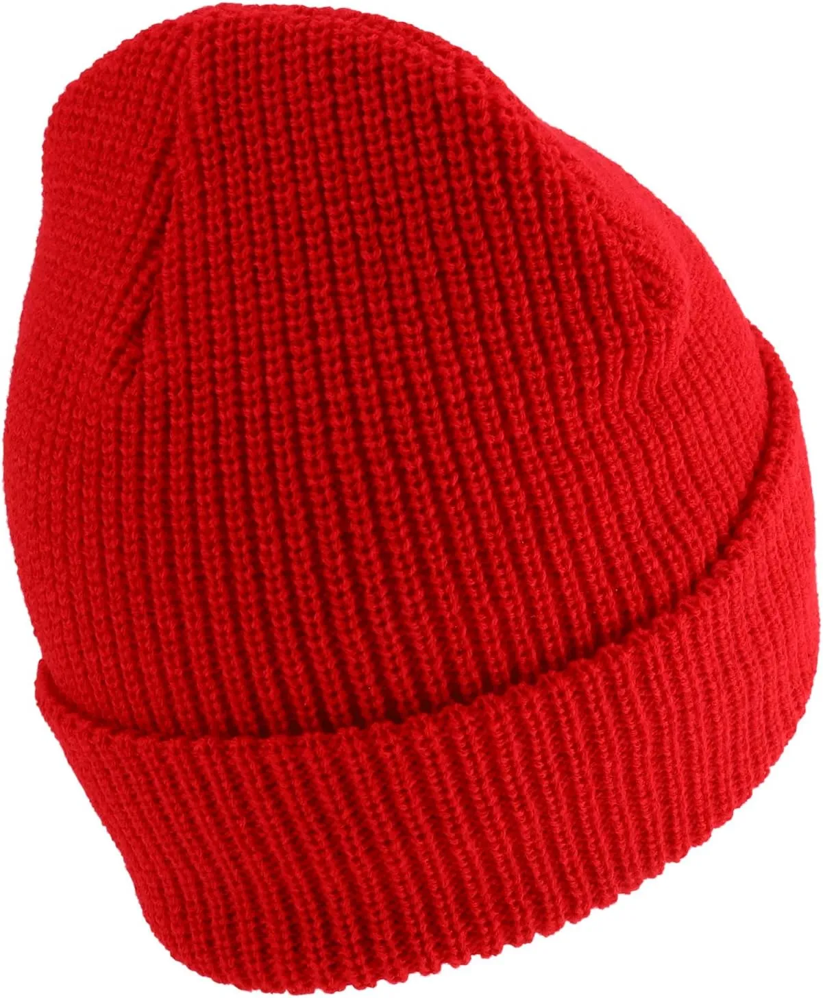 Trendy Apparel Shop Oversized Big Size Plain Ribbed Knit Cuff Long Beanie Hat