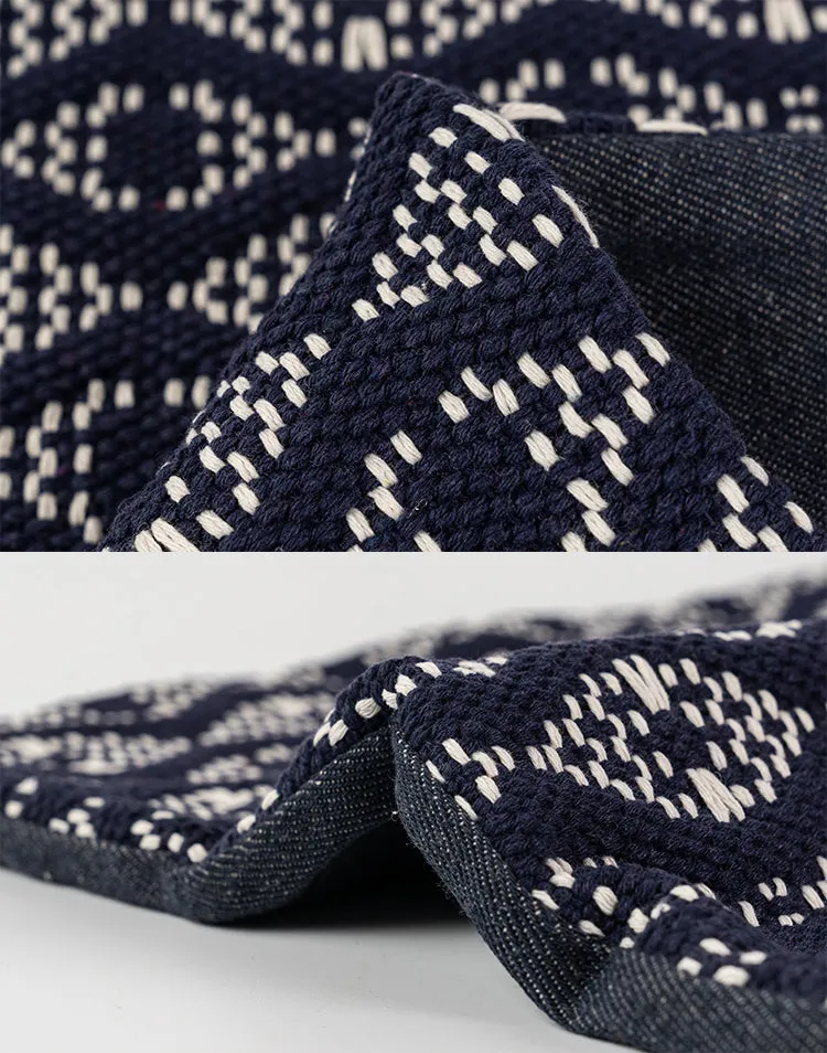 Vintage Navy Blue Pillow