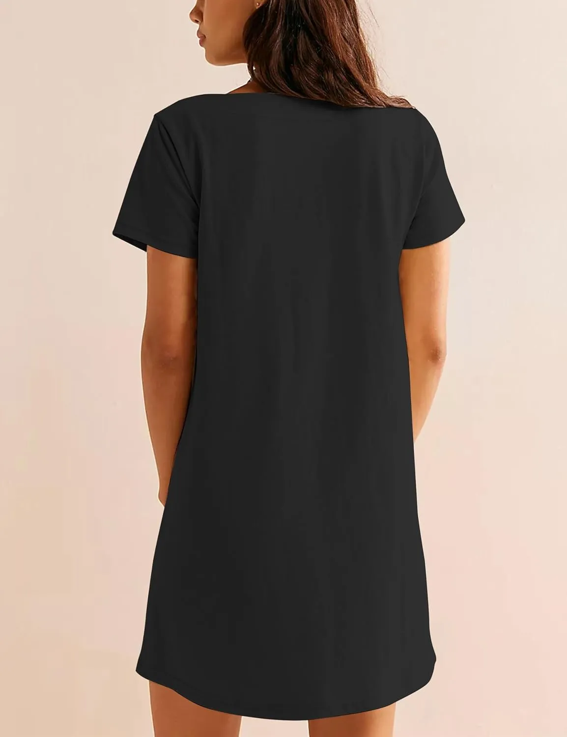 Wanzetaly Women's Green Casual Mini Dress with Square Neck, Short Sleeves, Pockets, Above Knee Length