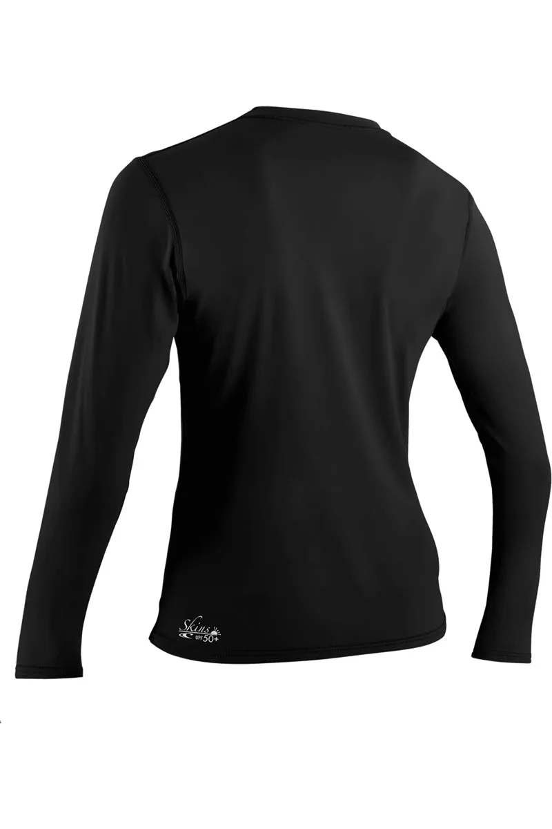 WOMEN'S BASIC 50  L/S SUN SHIRT