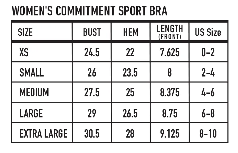 Women's Commitment Sports Bra Shark Skin