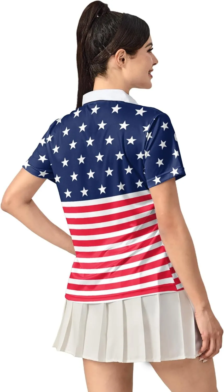 Women's Golf Shirt Moisture Wicking Quick Dry Polo Shirts Golf Outfits Golfer Gifts Ladies Polo Shirts